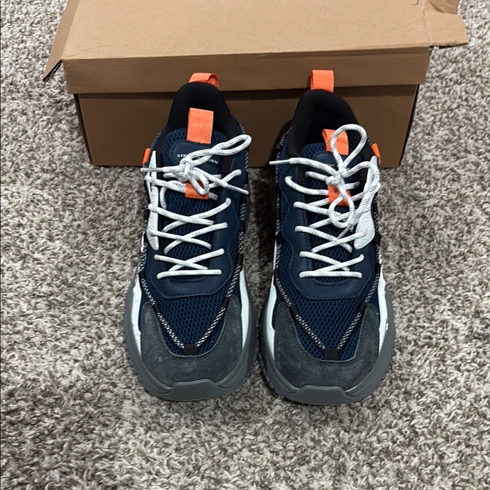 Steve Madden Blue and Orange Chunky Sneakers